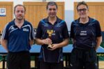 Die Sieger im Herren C-Pokal des FC Gissigheim: Jochen Hetzler, Reiner Stahl und Günter Veith (von links nach rechts).