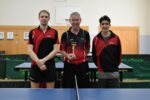 Die Sieger im Herren C-Pokal vom TSV Tauberbischofsheim II: Johannes Steidten, Johannes Sieron und Yannik Schörösch (von links nach rechts).