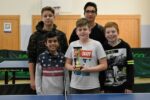 Die Sieger im Schüler Pokal der SG Lauda/Oberlauda: Andreas Ihl, Heja Yüksel, Adrian Sack, Marcel Waibel und Adrian Knörzer (von links nach rechts).